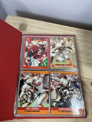 Signed Football Cards Lot