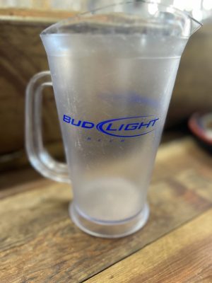 Bud Light Plastic Pitcher