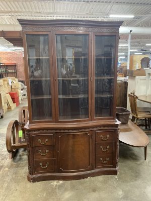 Solid Mahogany Hutch