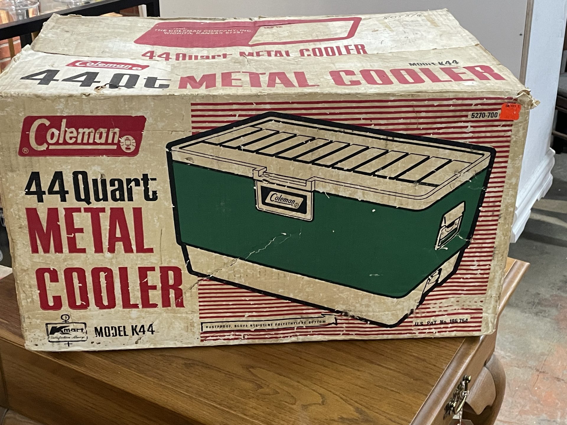Coleman 44Qt Metal Cooler - Picker Place