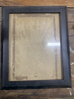 Black Beveled Frame