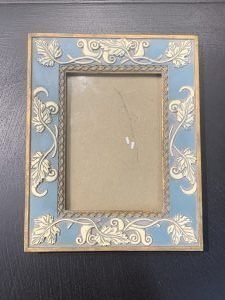Blue & Bronze Picture Frame