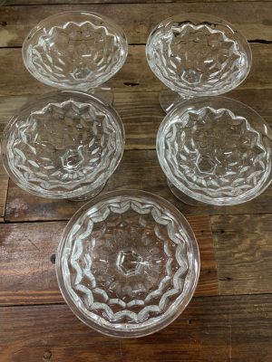 5 Glass Dessert Dishes