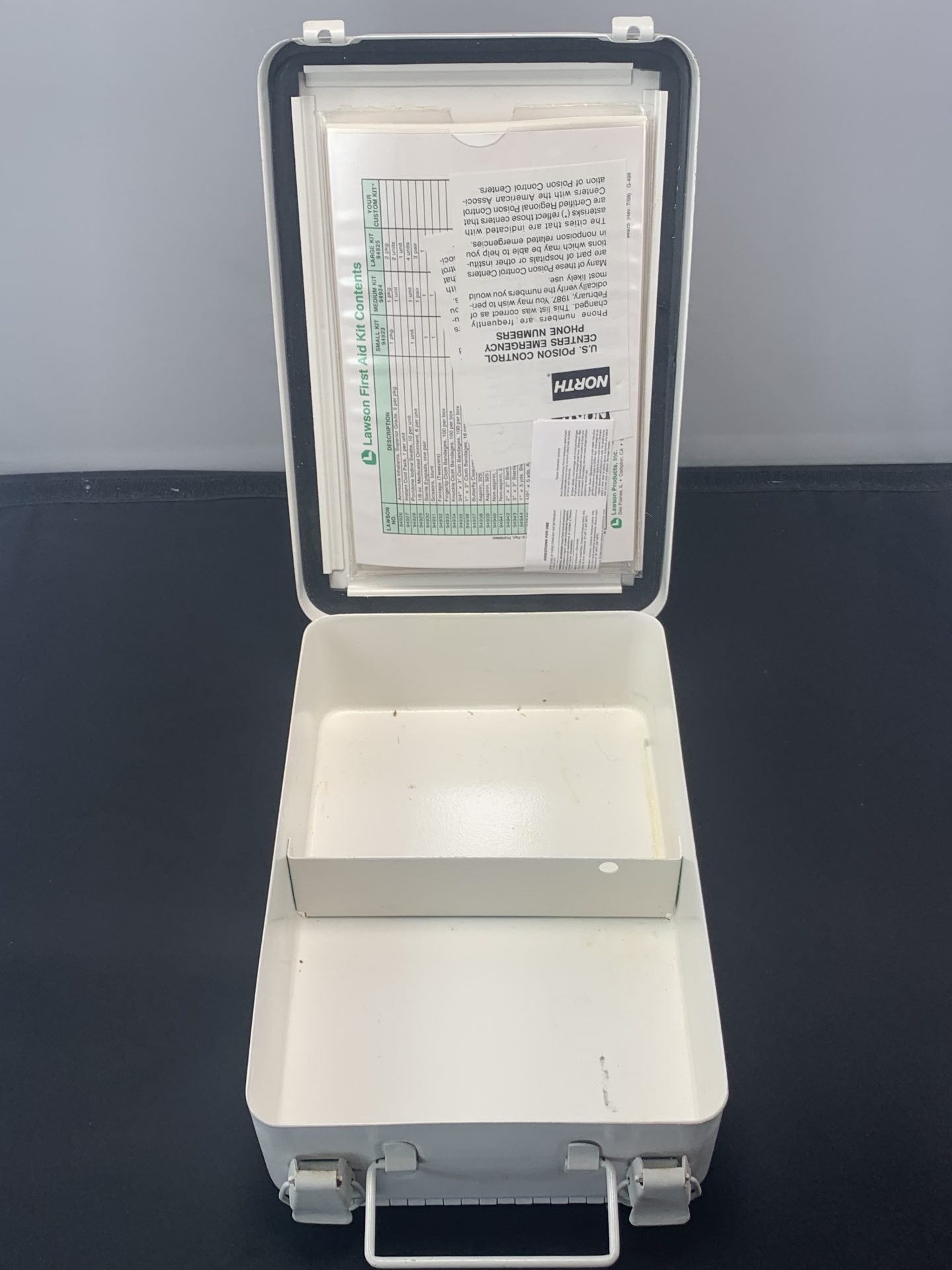 First Aid Picker Lawson Metal First Aid Kit - Picker Place