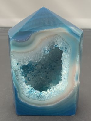 Dyed Agate Geode Point