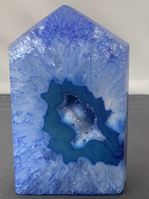 Dyed Agate Geode Point