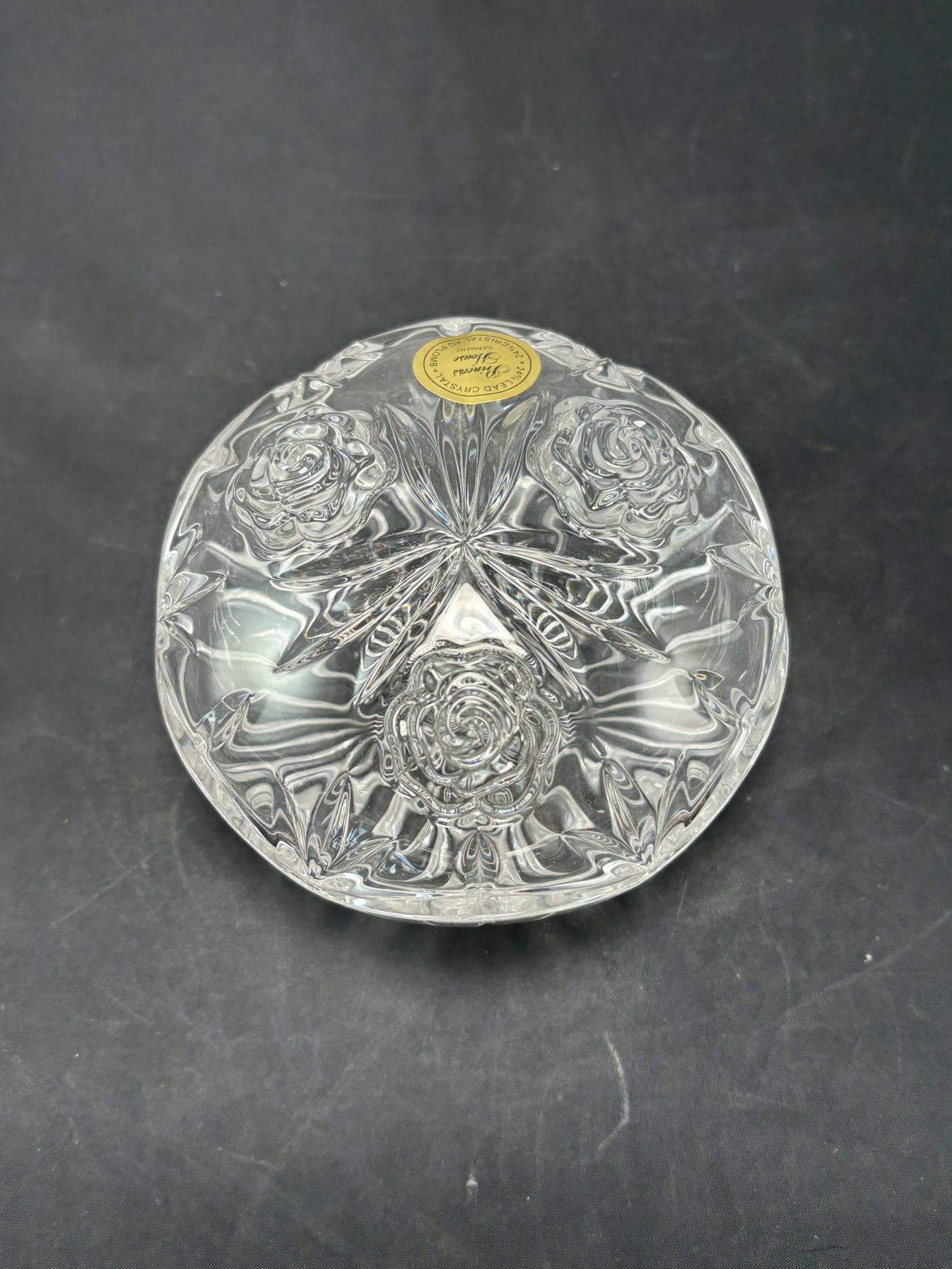 Princess House Crystal Jewlery Dish - Picker Place