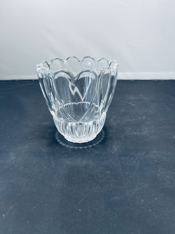 Pressed Glass Candlestick Holder | Picker Place