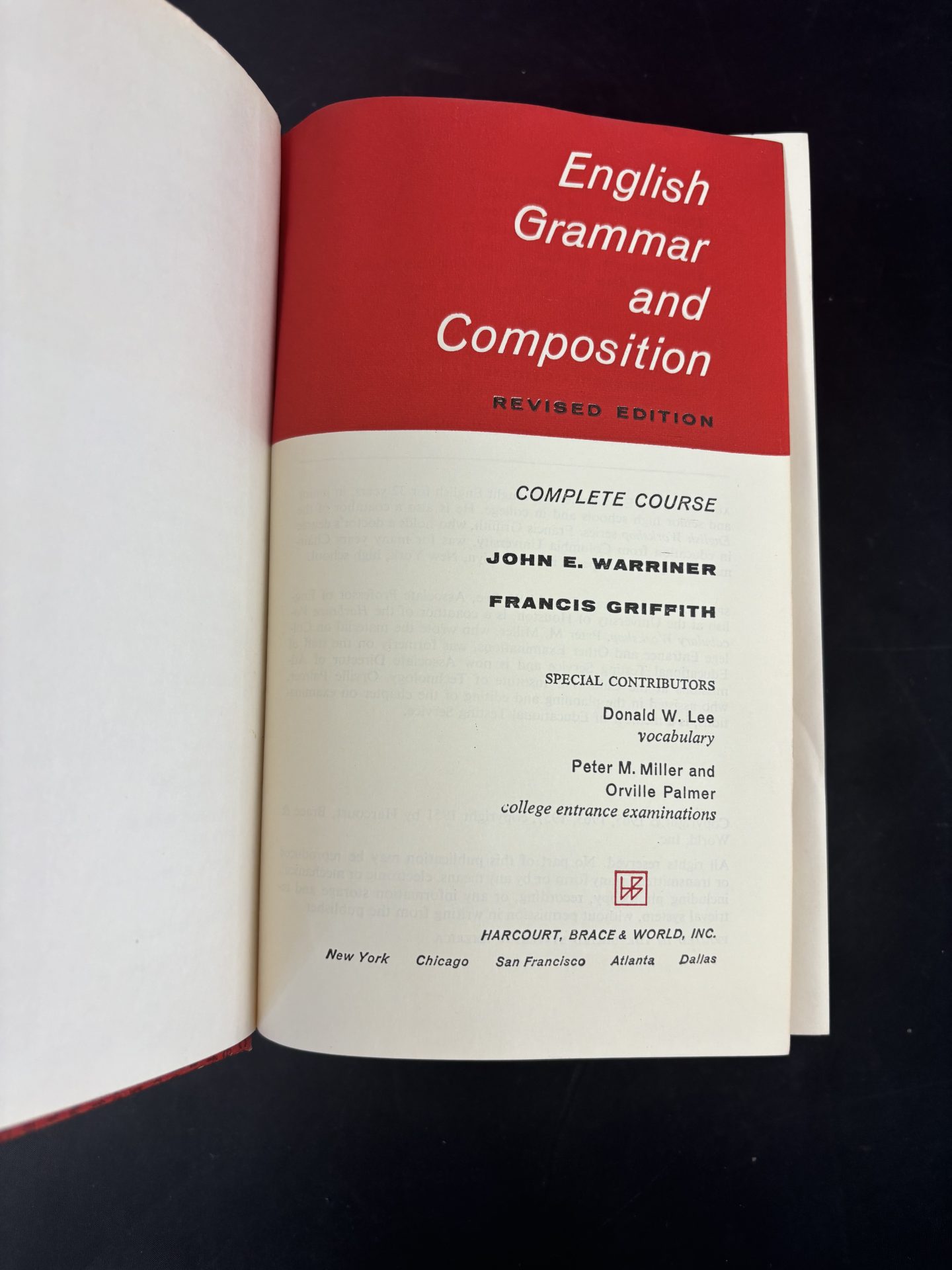Warriner's English Grammar - Picker Place