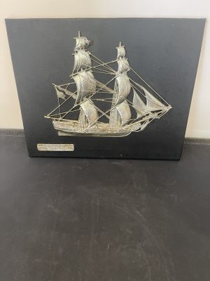 U.S.S Bergantin Navy Ship Wall Plaque