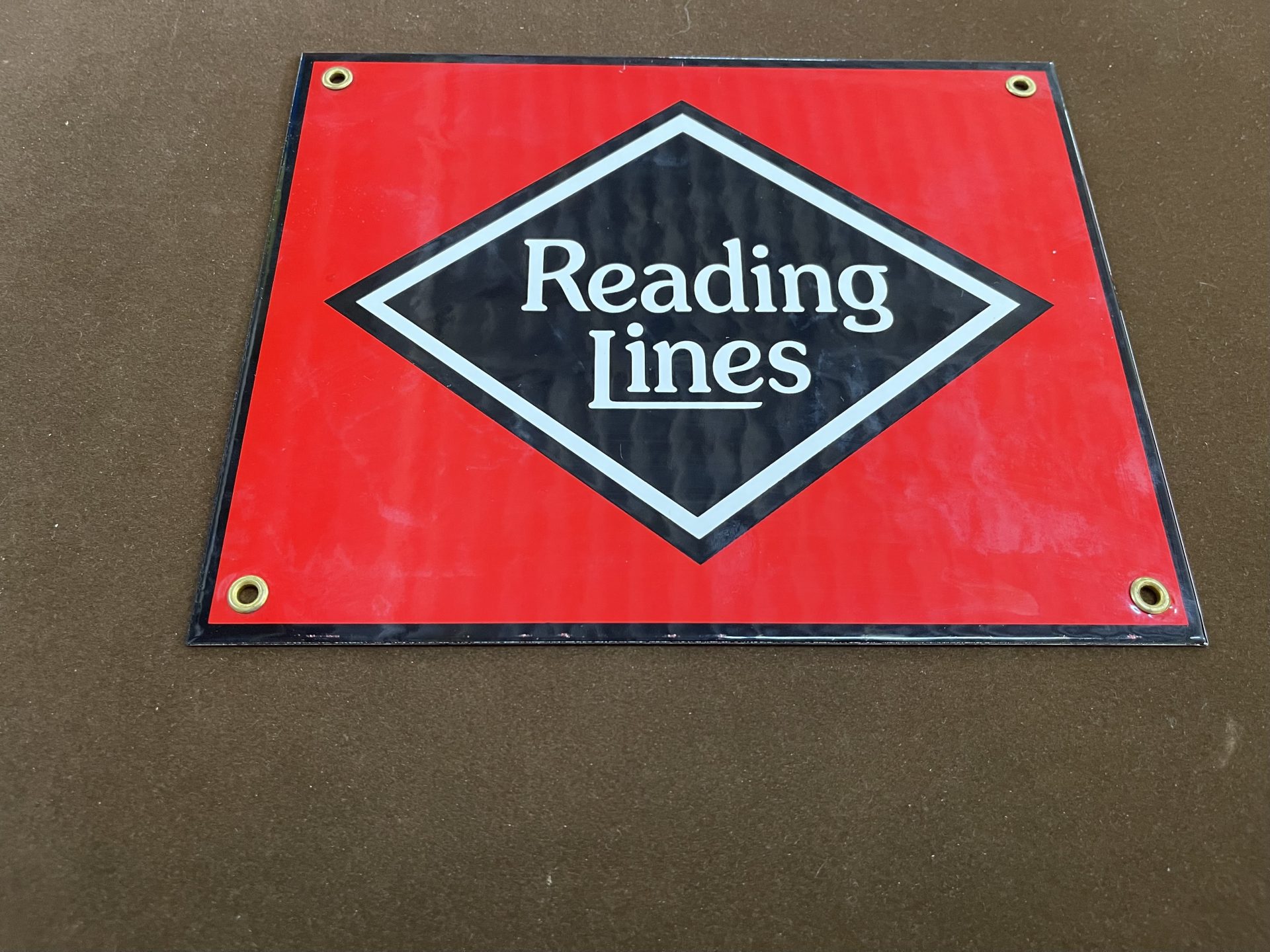 Reading Lines Railroad Sign | Picker Place