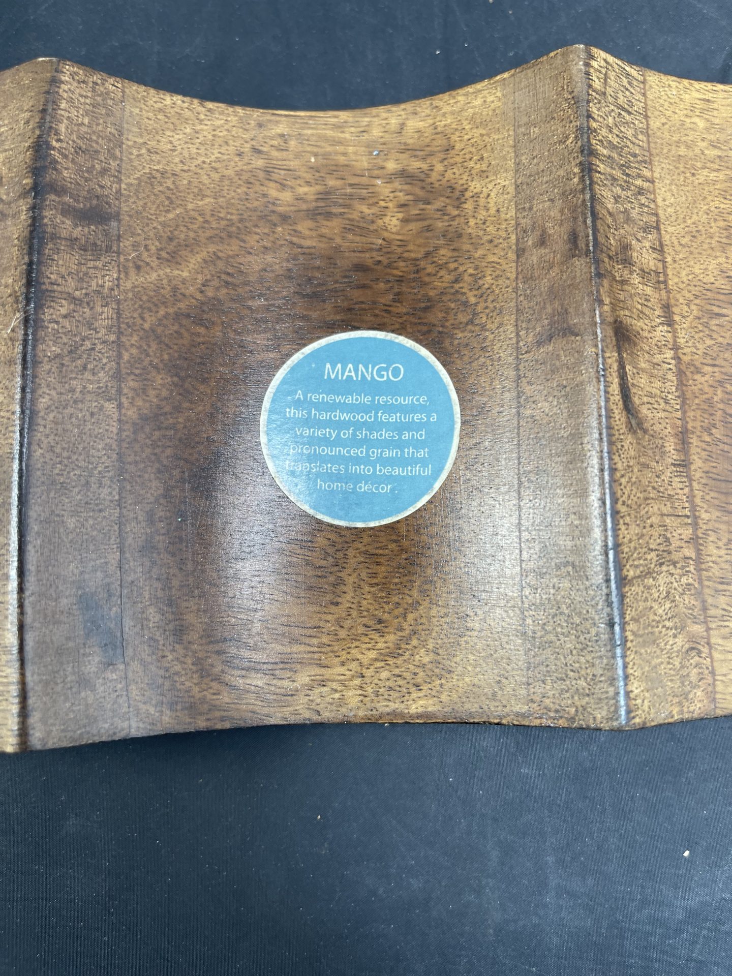 Mango Wood & Marble Mug Rack (Holds 6 Mugs)