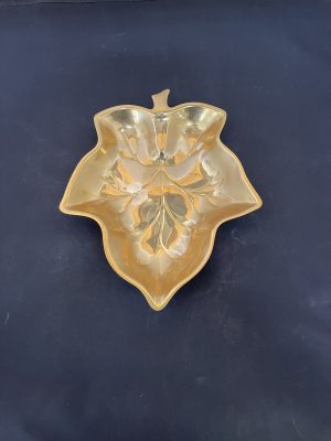 24K GP Leaf Shaped Trinket Dish