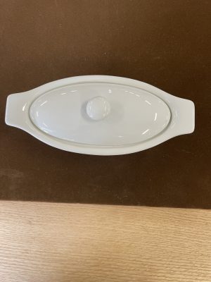 White Porcelain Butter Crock (3)Set